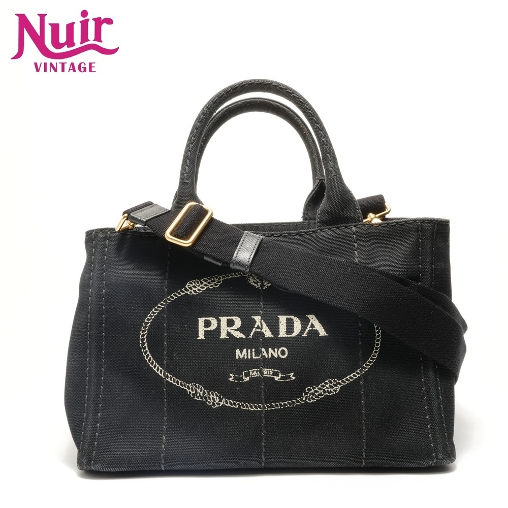 Prada Canapa SS handbag black